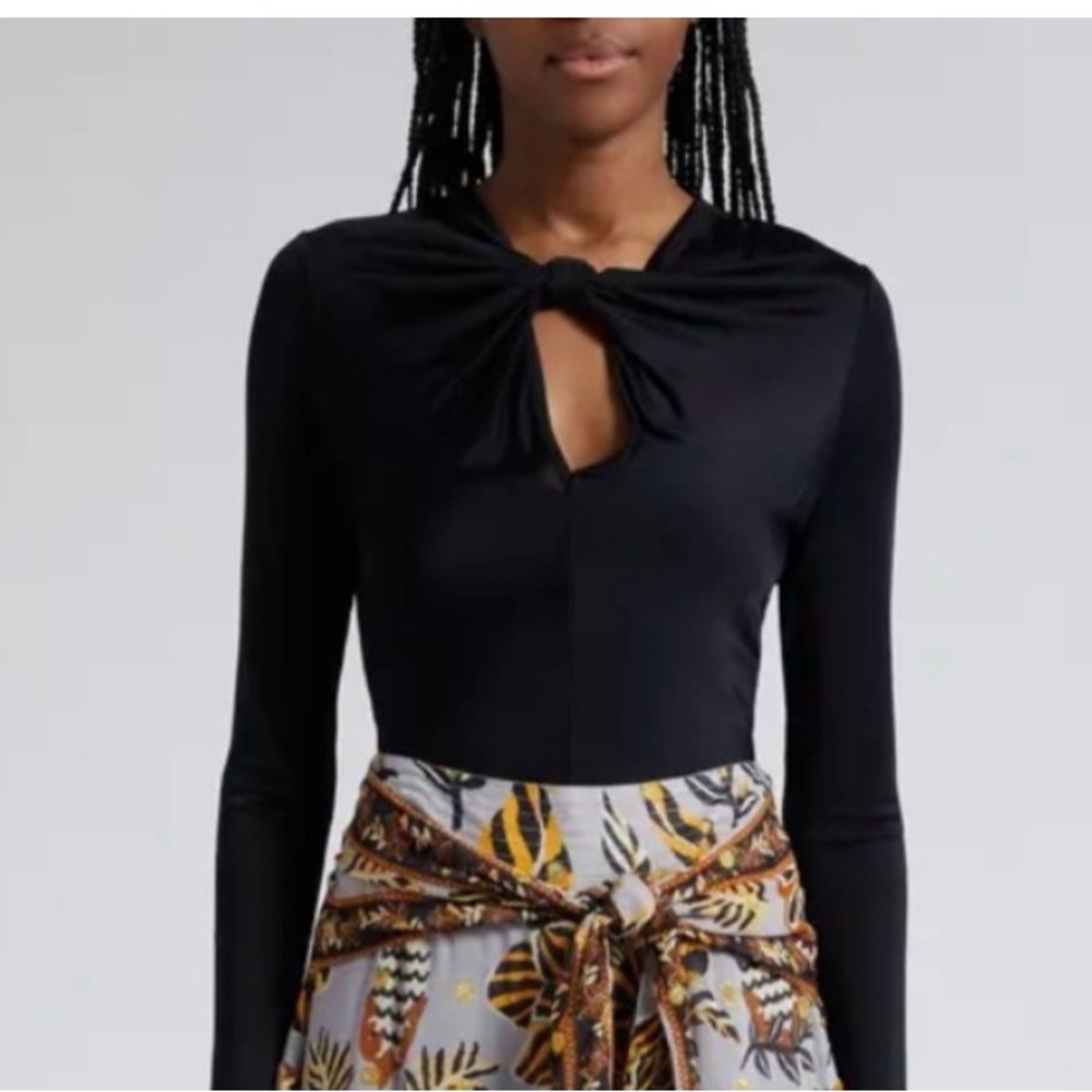 FARM Rio NWT Black Long Sleeve Bodysuit